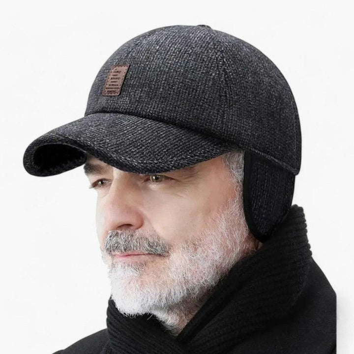 Winter Baseball Cap with Ear Flaps for Men - MayfairMode