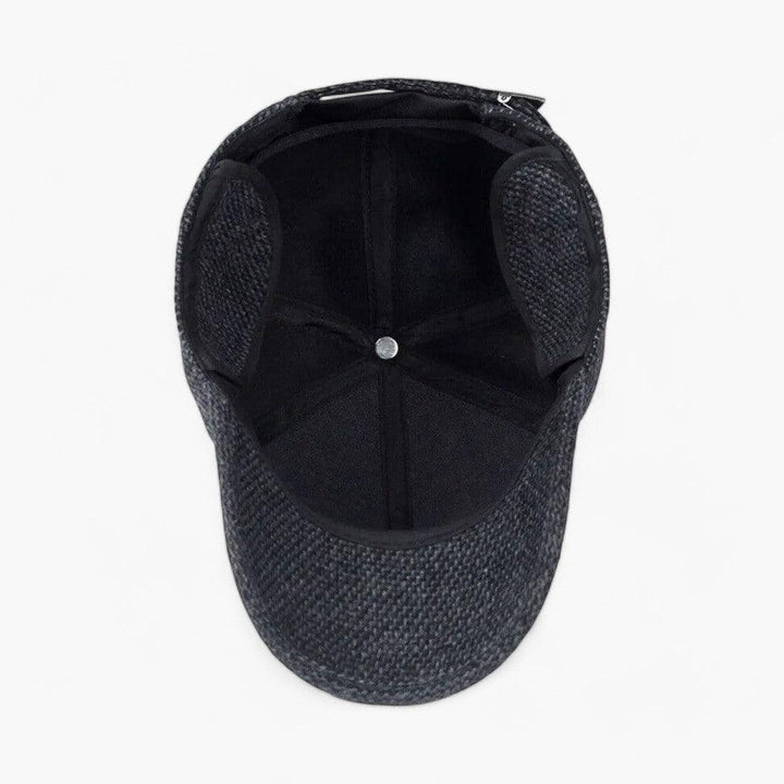 Winter Baseball Cap with Ear Flaps for Men - MayfairMode