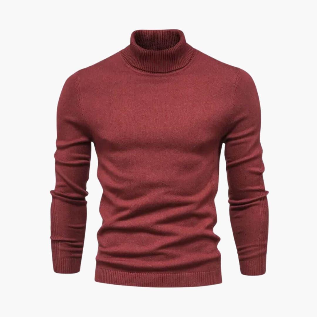 Versatile Cozy Turtleneck Sweater for Men - MayfairMode