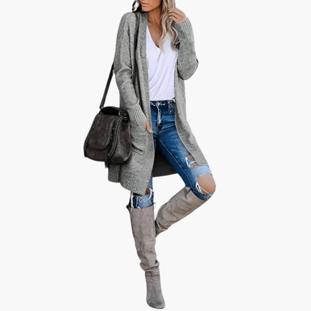 Comfortable Layering Knit Cardigan for Women - MayfairMode