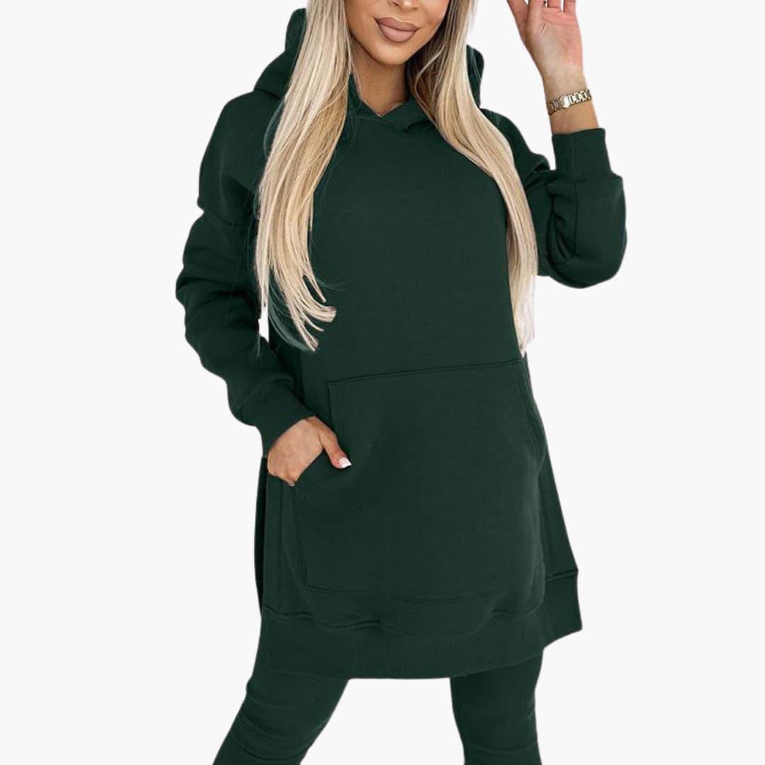 Comfortable 2-Piece Hoodie and Leggings Set for Women - MayfairMode