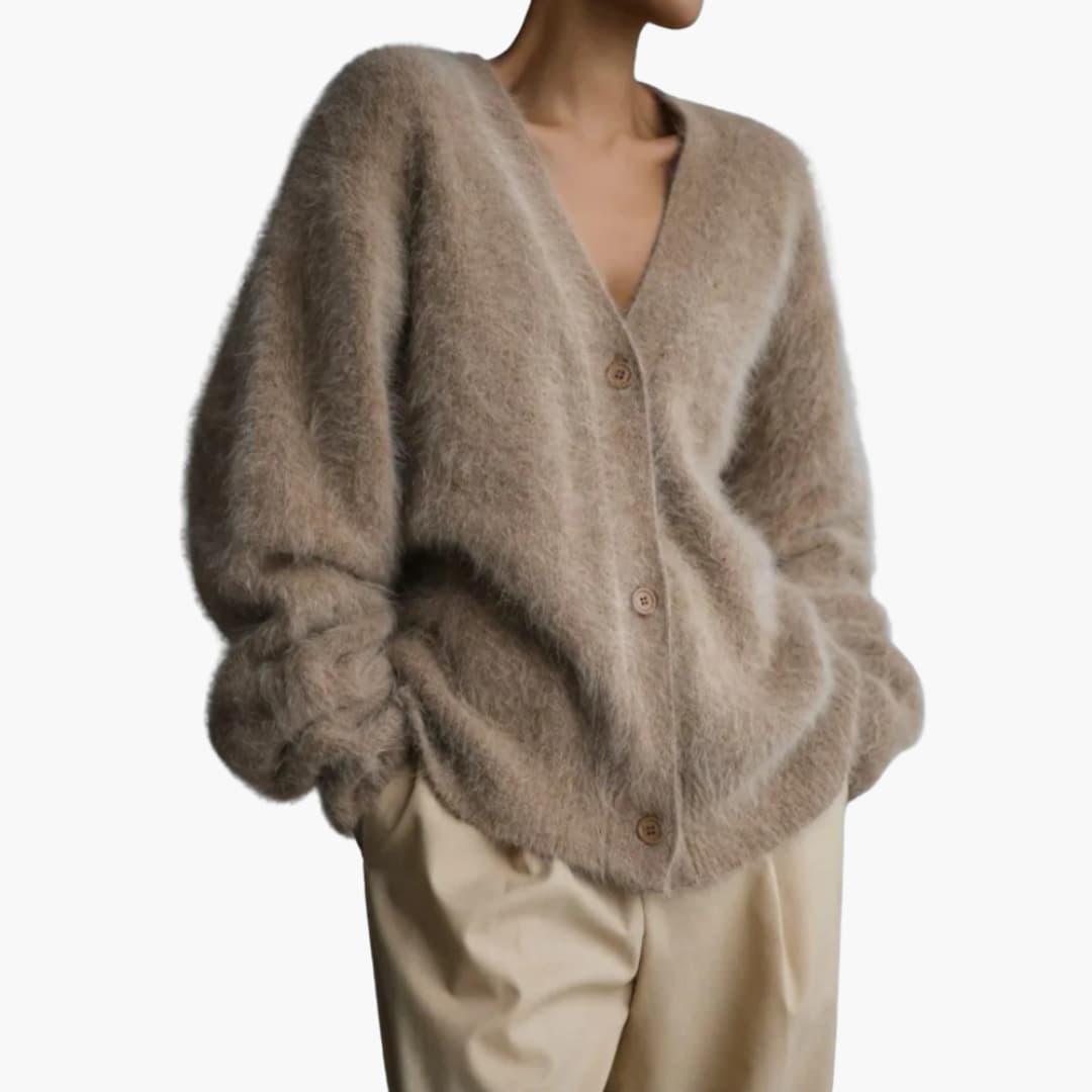 Luxurious Cashmere Cardigan for Women - MayfairMode