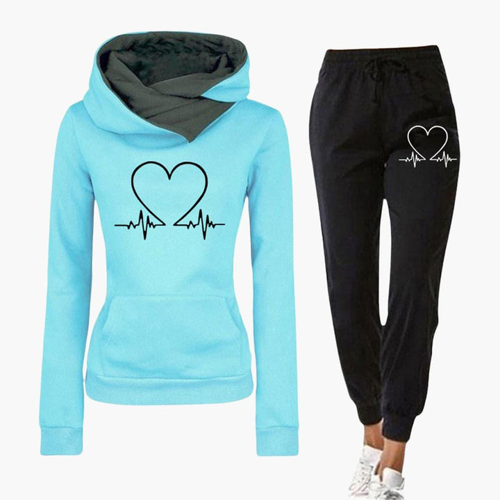 Fashionable Relaxed Fit Jogging Set for Women - MayfairMode