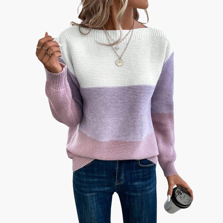 Comfortable Ombre Knit Sweater for Women - MayfairMode