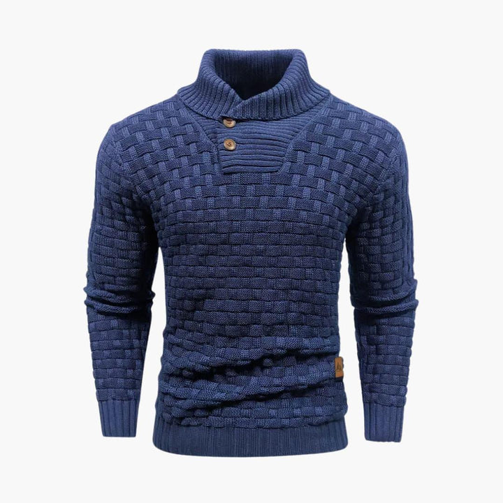 Comfortable Knitted Jumper with Chic Design for Men - MayfairMode