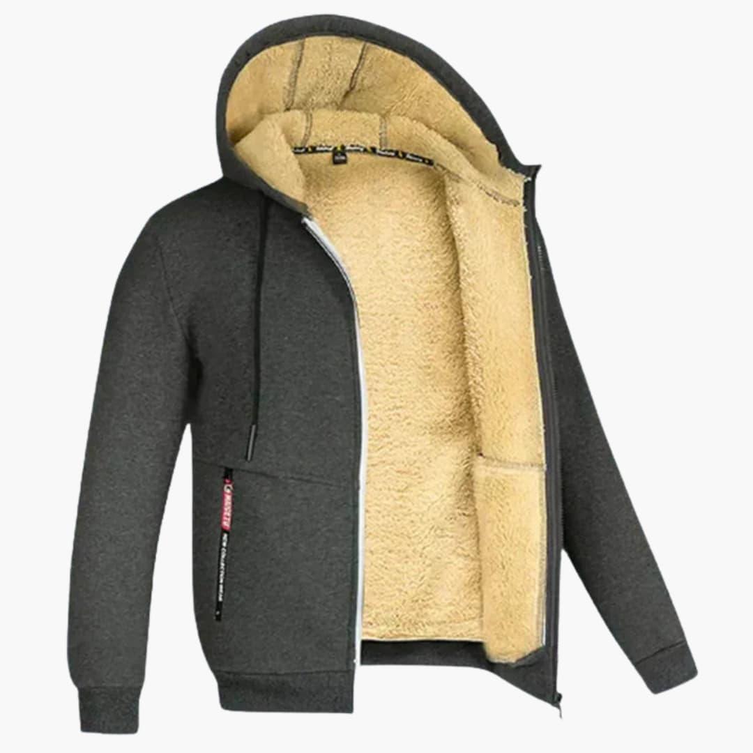 Warm Fleece Lined Jacket for Men - MayfairMode