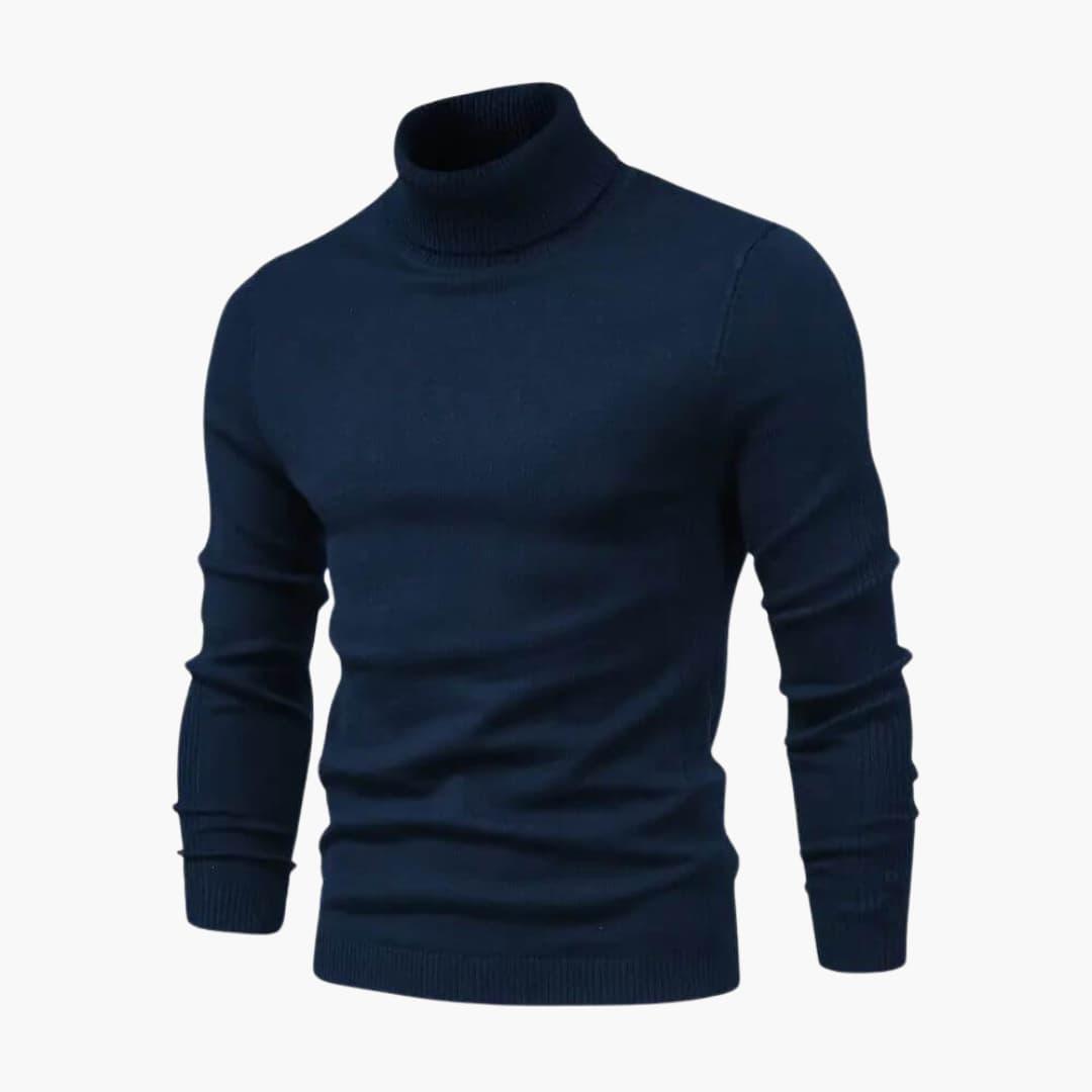 Versatile Cozy Turtleneck Sweater for Men - MayfairMode