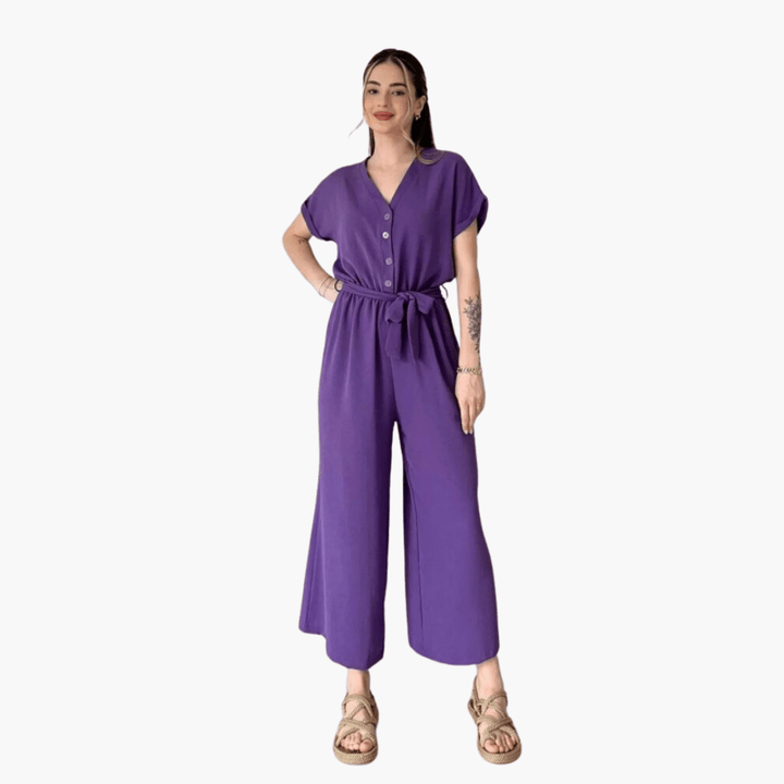 Relaxed Fit Jumpsuit for Women - MayfairMode