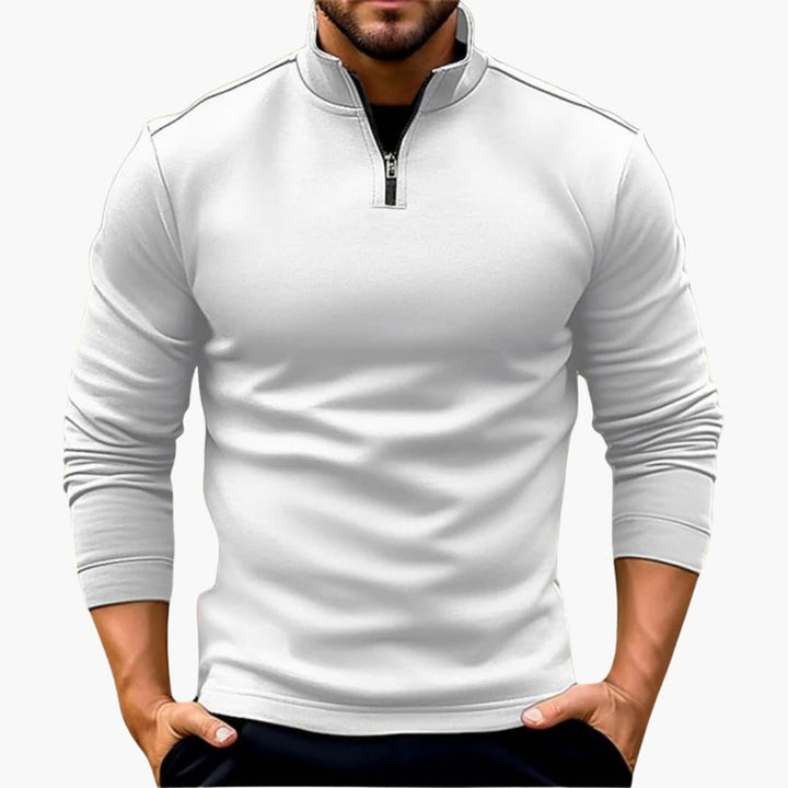 Stylish Half-Zip Sweater for Men - MayfairMode