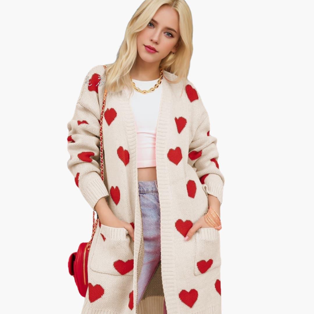 Cozy Heart Vest for Women with Comfort - MayfairMode