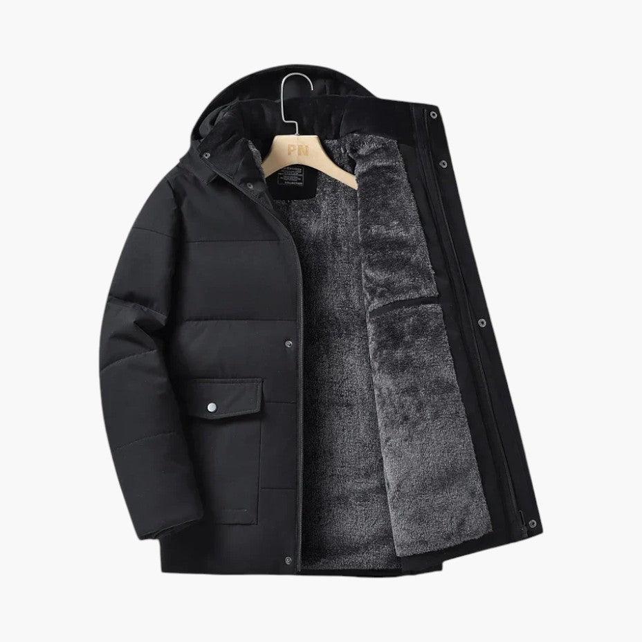 Durable Men's Fur Winter Jacket for Men - MayfairMode