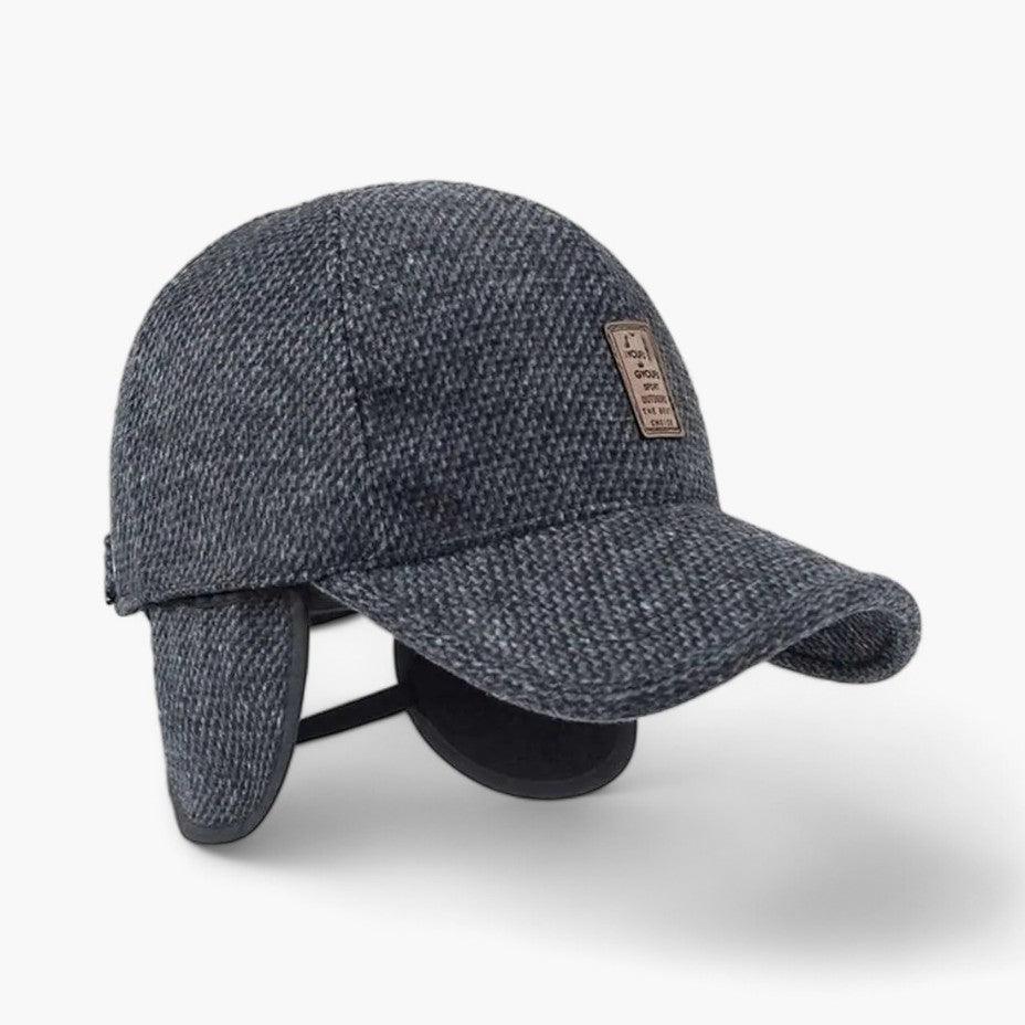 Winter Baseball Cap with Ear Flaps for Men - MayfairMode