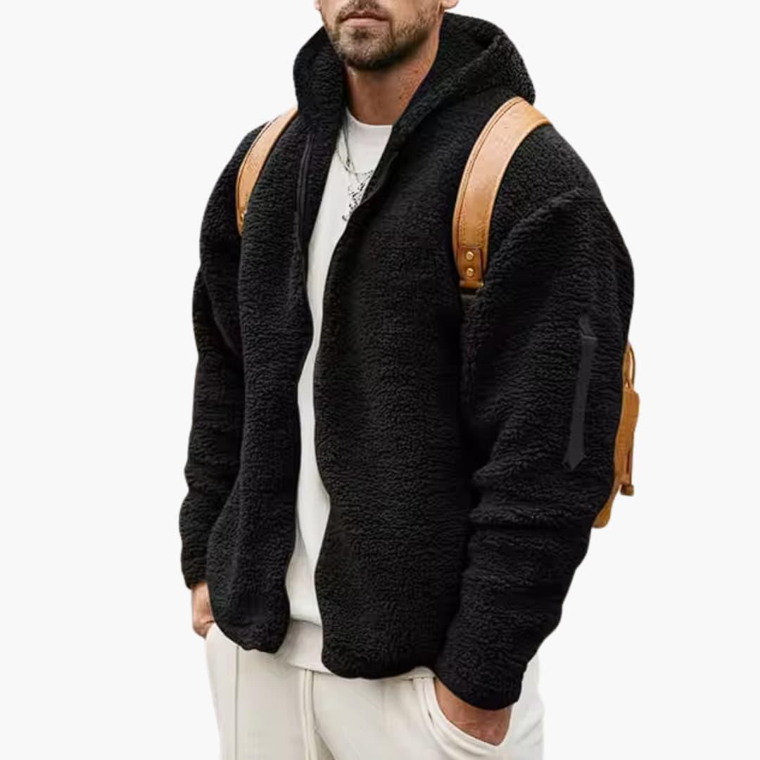 Cozy and Stylish Fleece Jacket for Men - MayfairMode