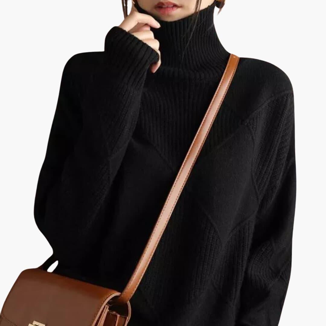 Cozy Turtleneck Sweater for Women - MayfairMode