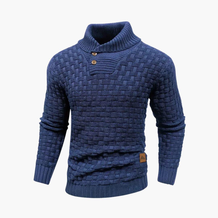 Comfortable Knitted Jumper with Chic Design for Men - MayfairMode