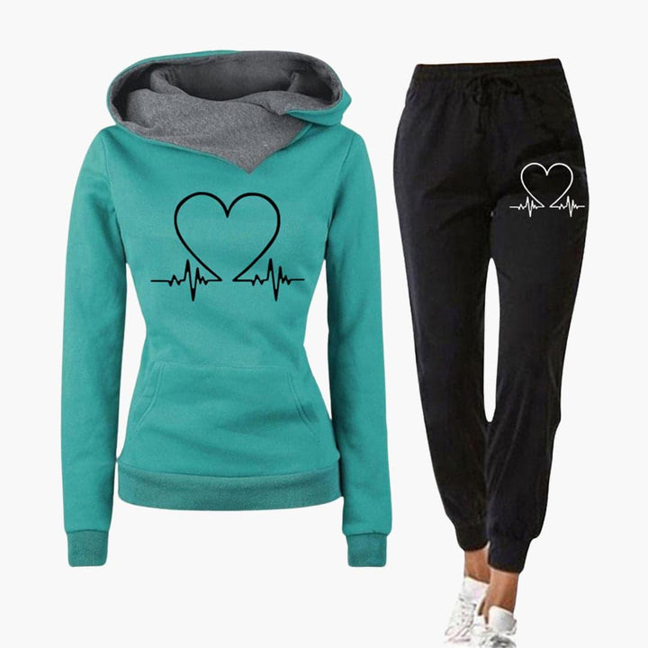 Fashionable Relaxed Fit Jogging Set for Women - MayfairMode