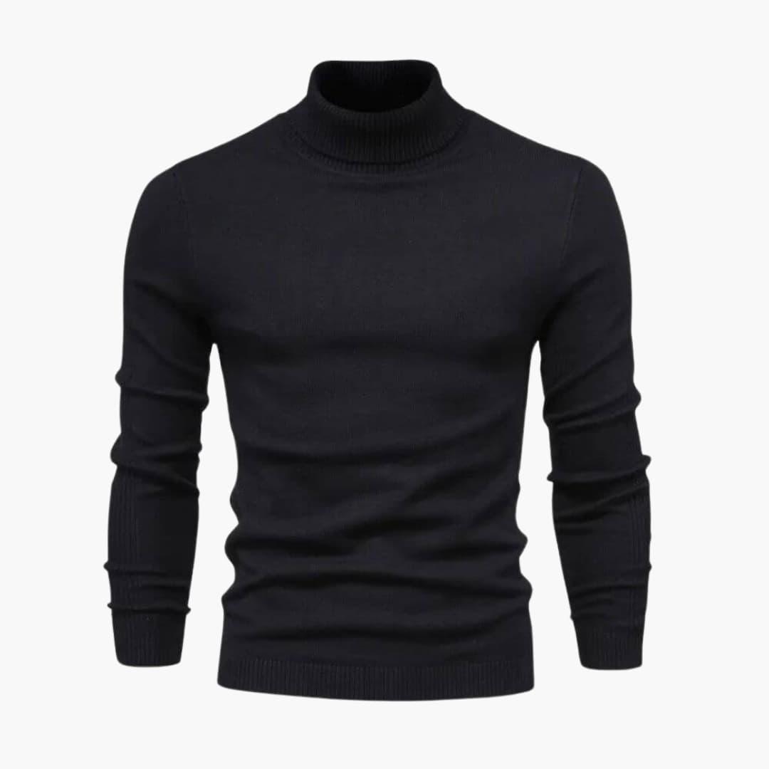 Versatile Cozy Turtleneck Sweater for Men - MayfairMode