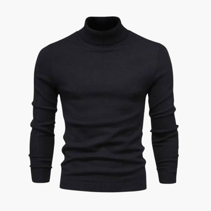 Versatile Cozy Turtleneck Sweater for Men - MayfairMode