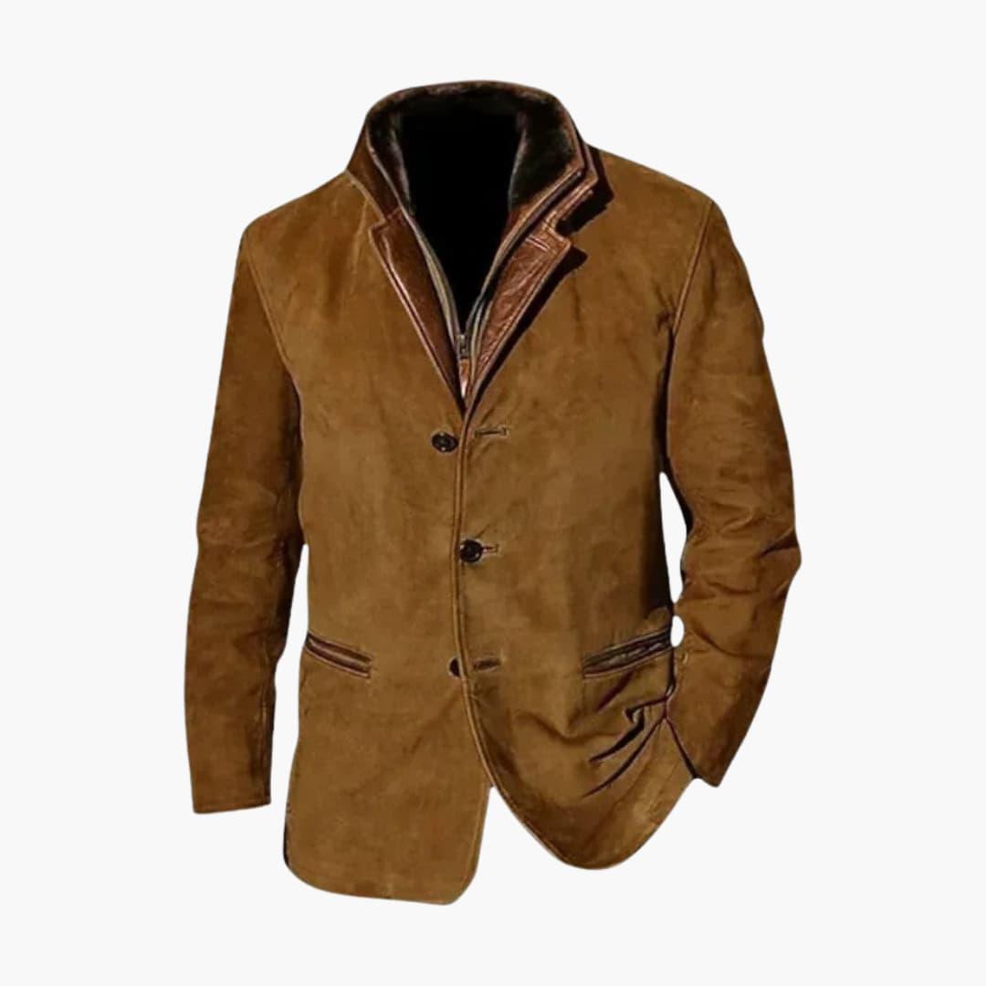 Vintage Buckskin Jacket for Men - MayfairMode