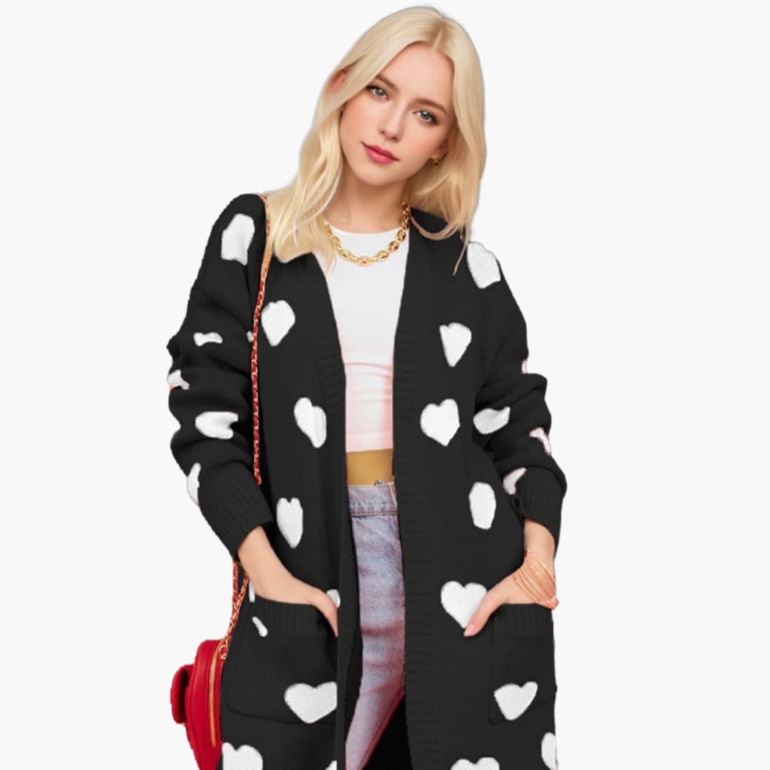 Cozy Heart Vest for Women with Comfort - MayfairMode