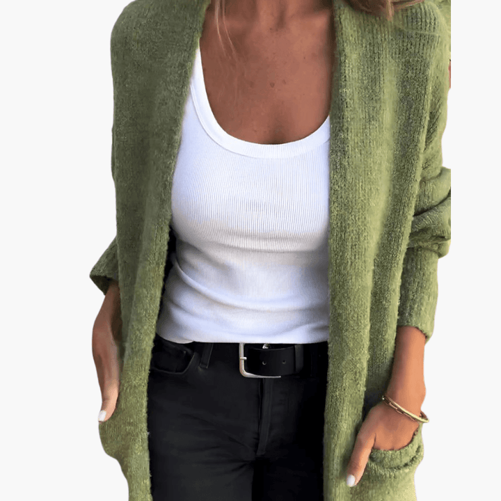 Comfortable Layering Knit Cardigan for Women - MayfairMode