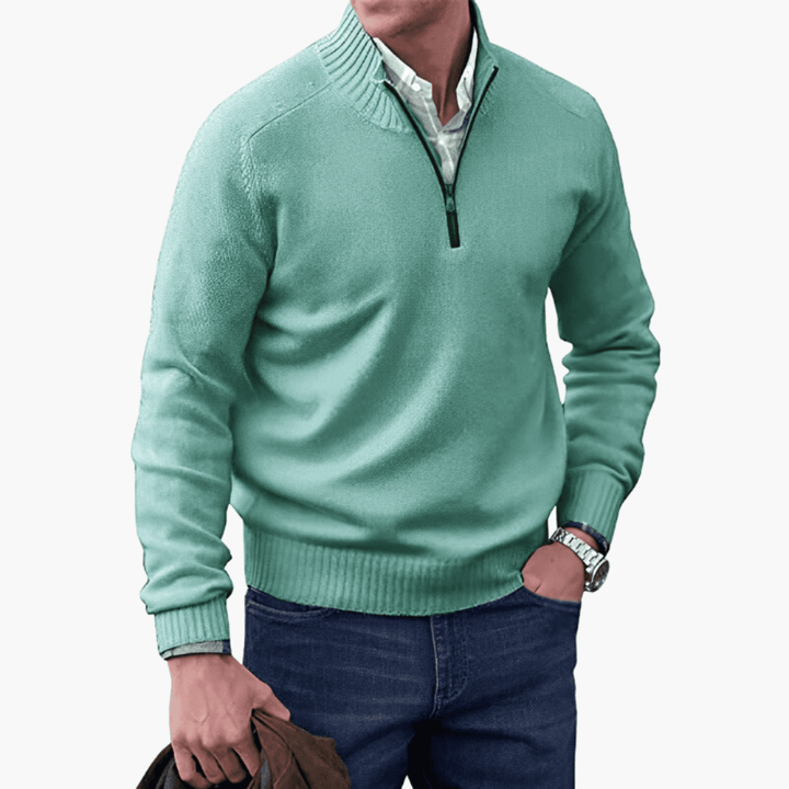 Comfortable Ribbed Sweater for Men - MayfairMode