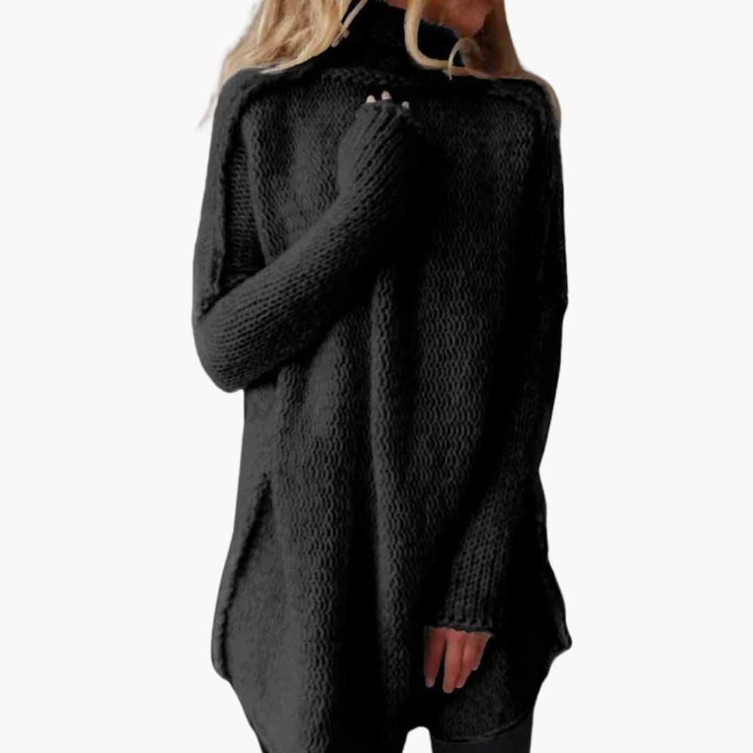 Stylish and Comfortable Roll Neck Jumper for Women - MayfairMode