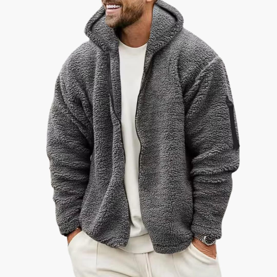 Cozy and Stylish Fleece Jacket for Men - MayfairMode