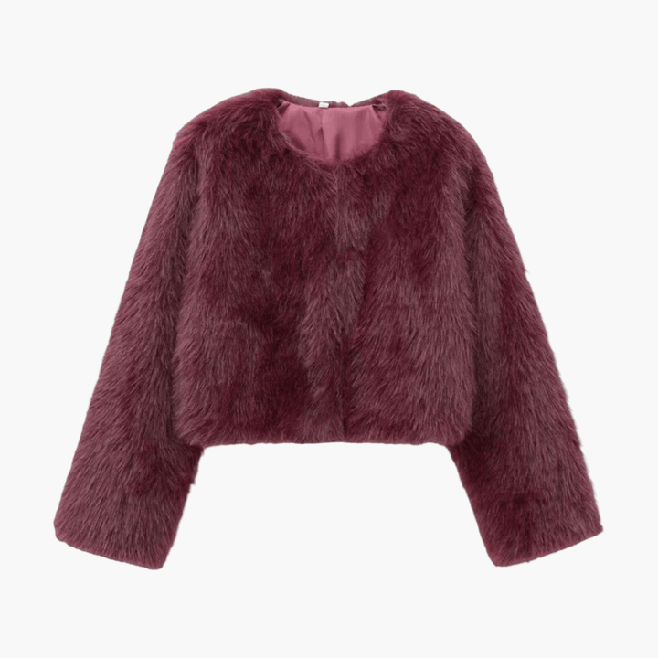 Stylish Thick Faux Fur Jacket for Women - MayfairMode