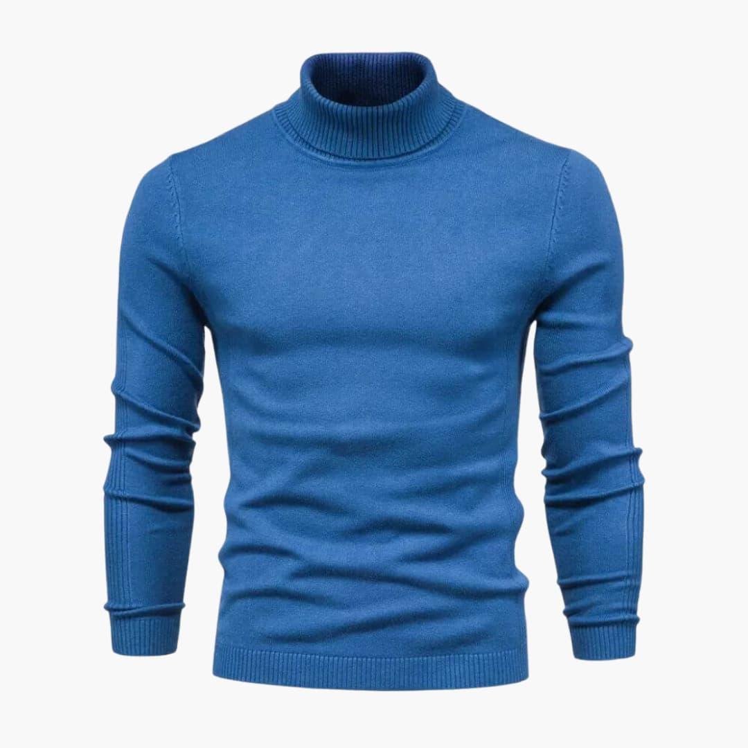 Versatile Cozy Turtleneck Sweater for Men - MayfairMode