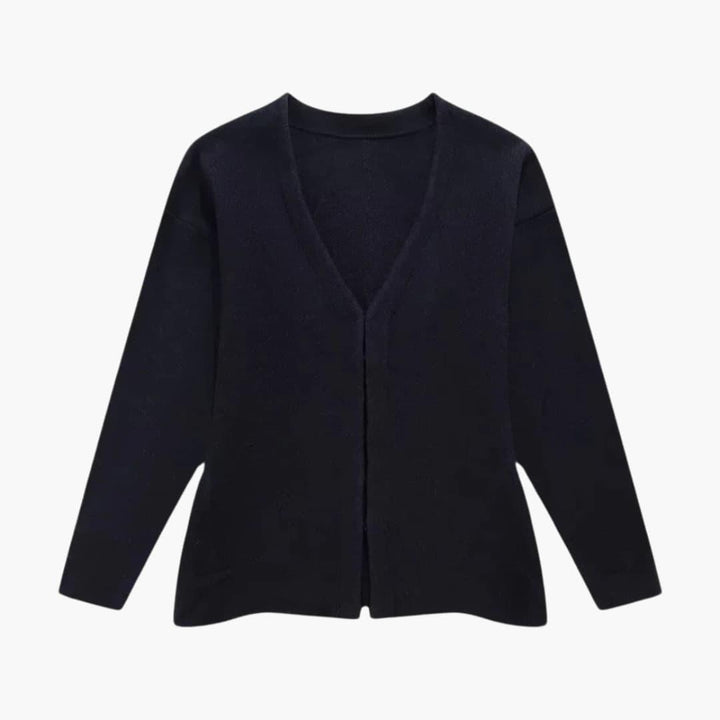 Sleek Fitted Knit Cardigan for Women - MayfairMode