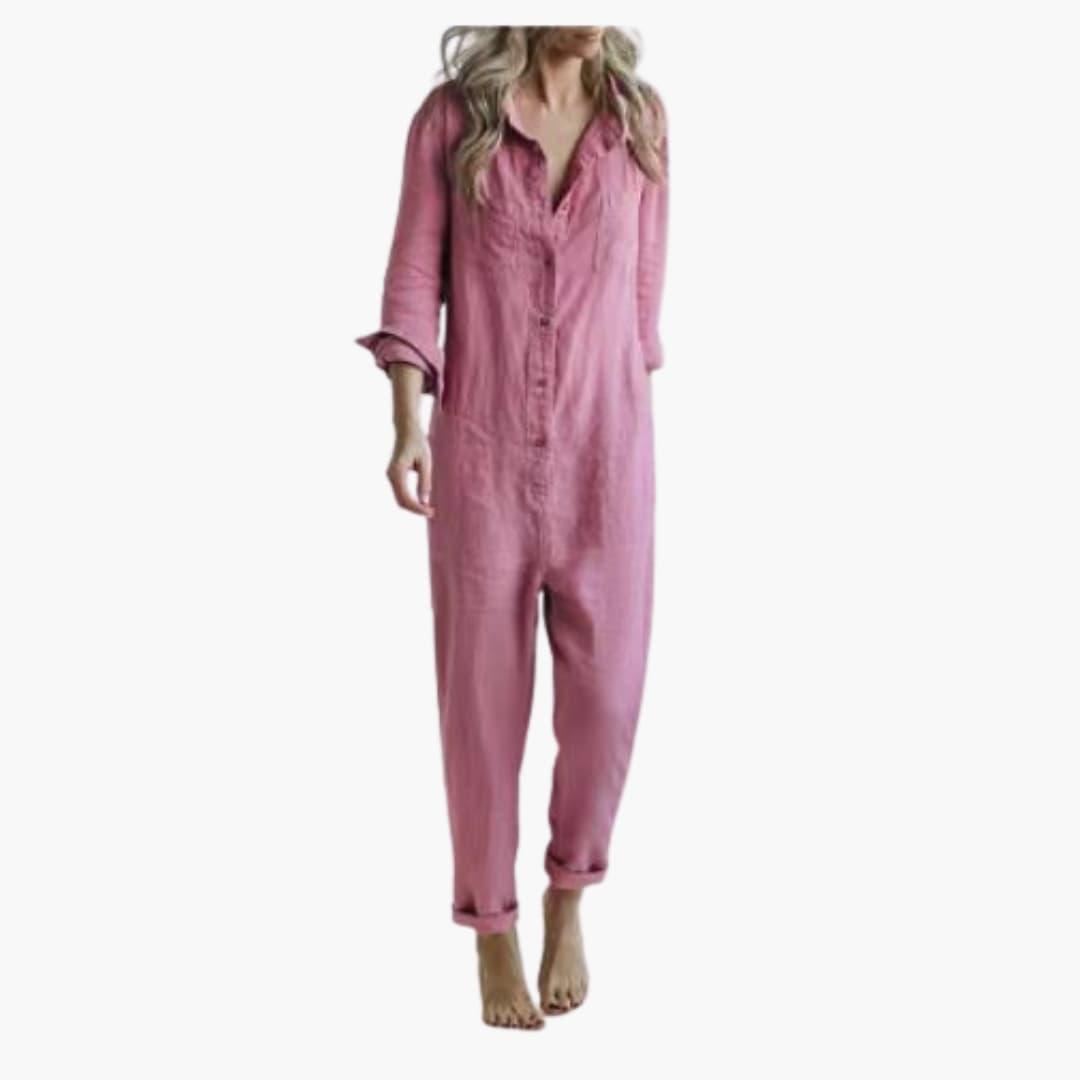 Elegant Long Sleeve Jumpsuit for Women - MayfairMode