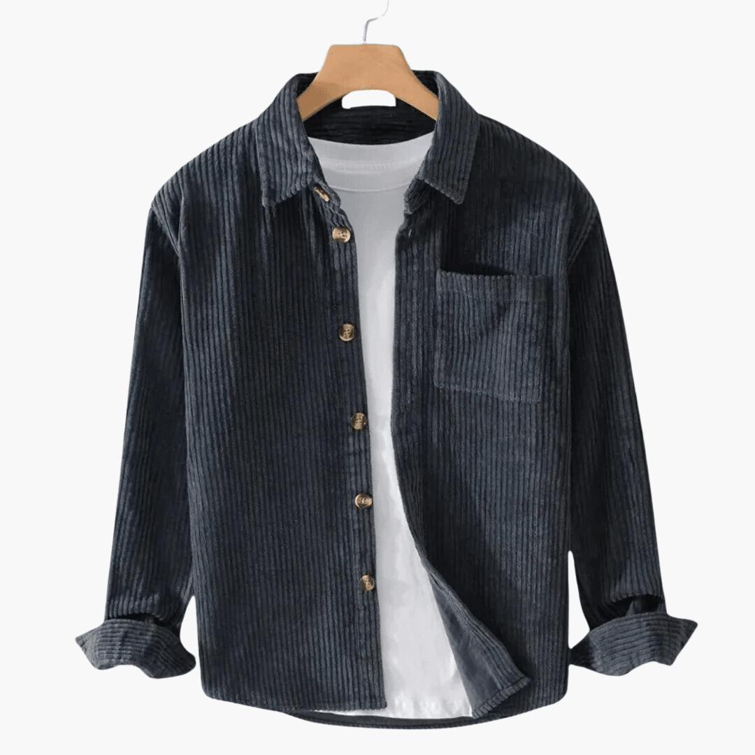 Stylish and Comfortable Corduroy Shirt for Men - MayfairMode