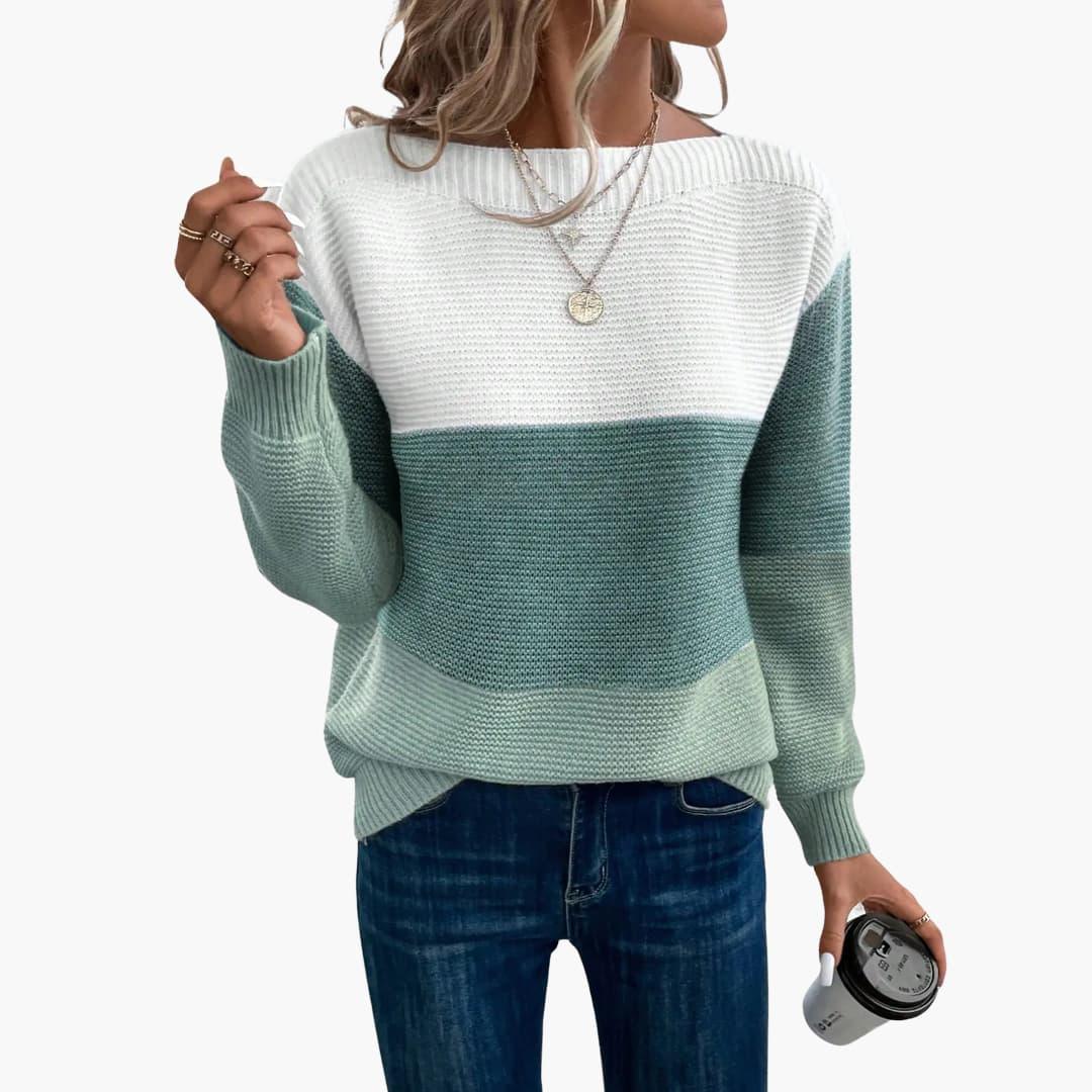 Comfortable Ombre Knit Sweater for Women - MayfairMode