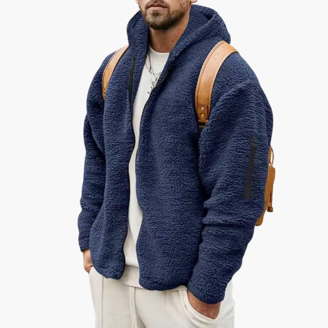 Cozy and Stylish Fleece Jacket for Men - MayfairMode