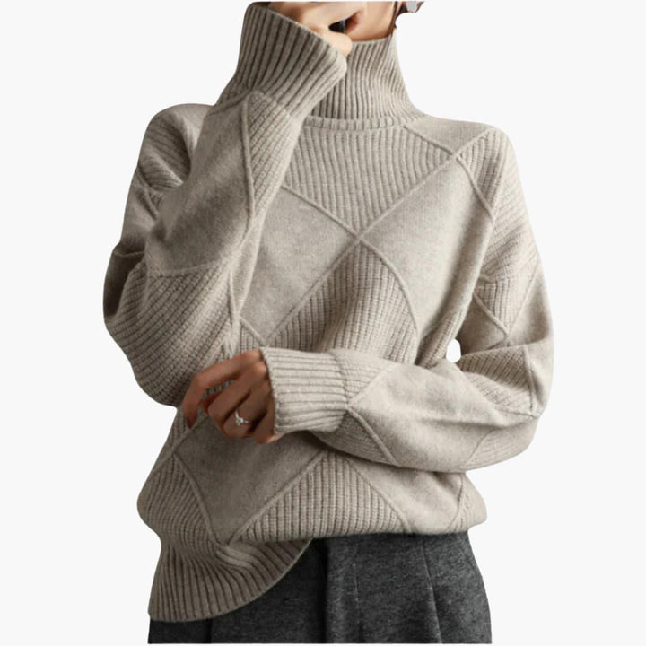 Cozy Turtleneck Sweater for Women - MayfairMode