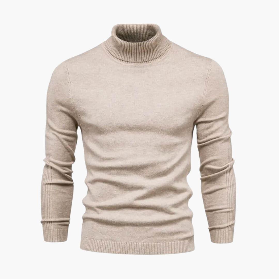 Versatile Cozy Turtleneck Sweater for Men - MayfairMode