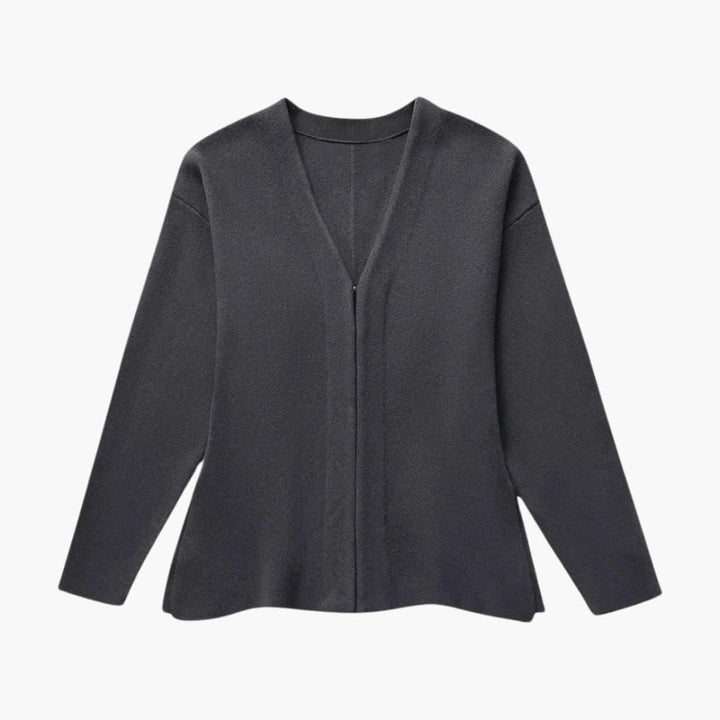 Sleek Fitted Knit Cardigan for Women - MayfairMode