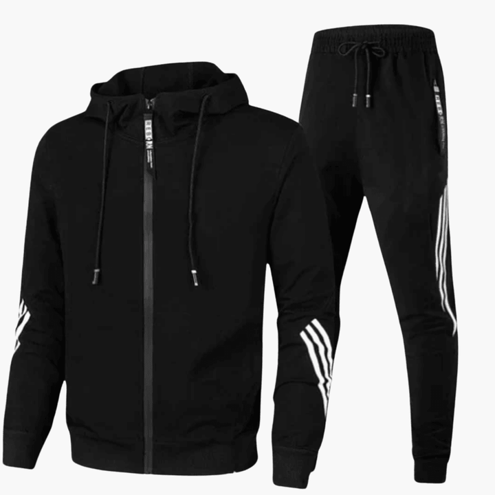 Stylish Two-Piece Tracksuit Set for Men - MayfairMode