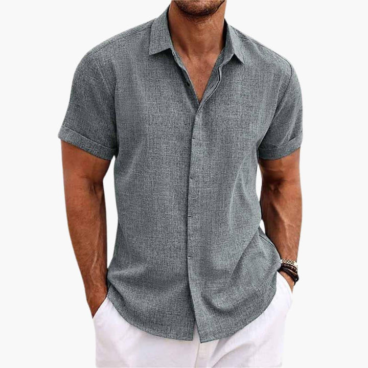 Lightweight Casual Cotton Shirt for Men - MayfairMode