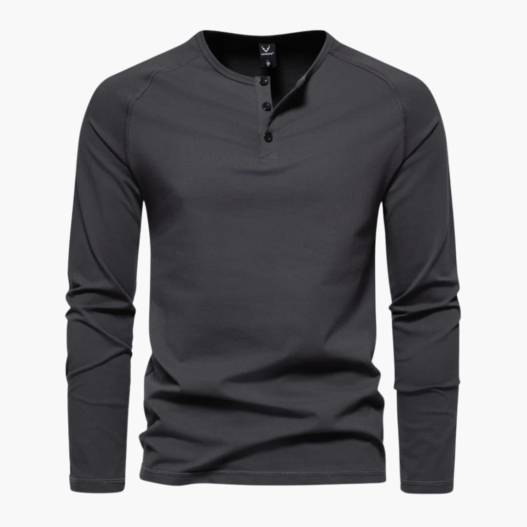 Sleek Long Sleeve Shirt for Men - MayfairMode