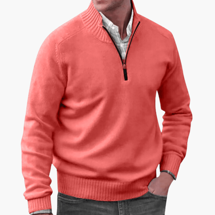 Comfortable Ribbed Sweater for Men - MayfairMode