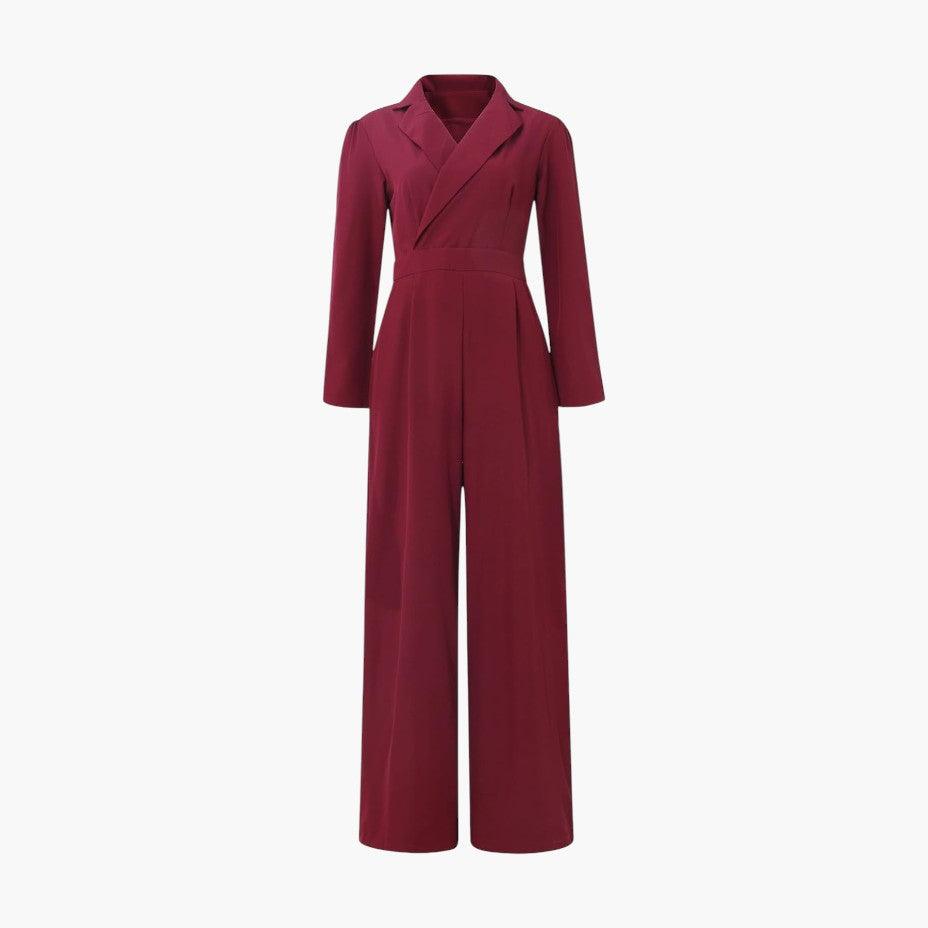 Sophisticated Tailored Jumpsuit for Women - MayfairMode