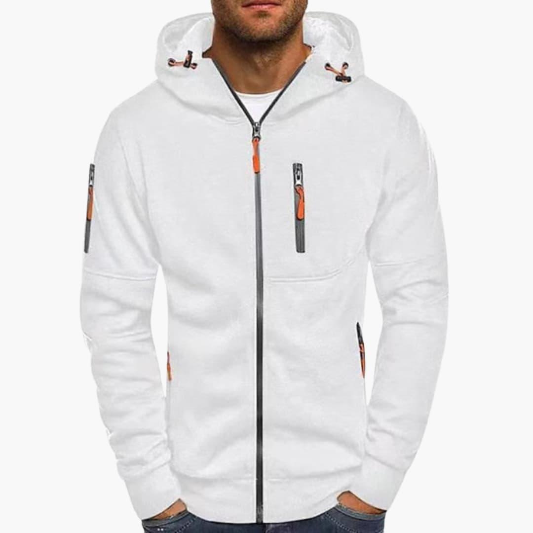 Cozy and Stylish Zip-Up Hoodie for Men - MayfairMode