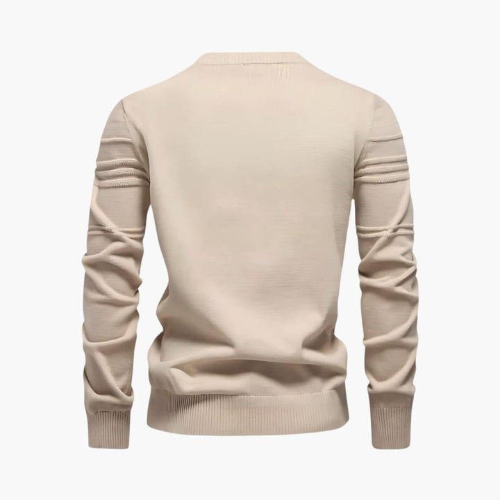 Comfortable Casual Round Neck Sweater for Men - MayfairMode