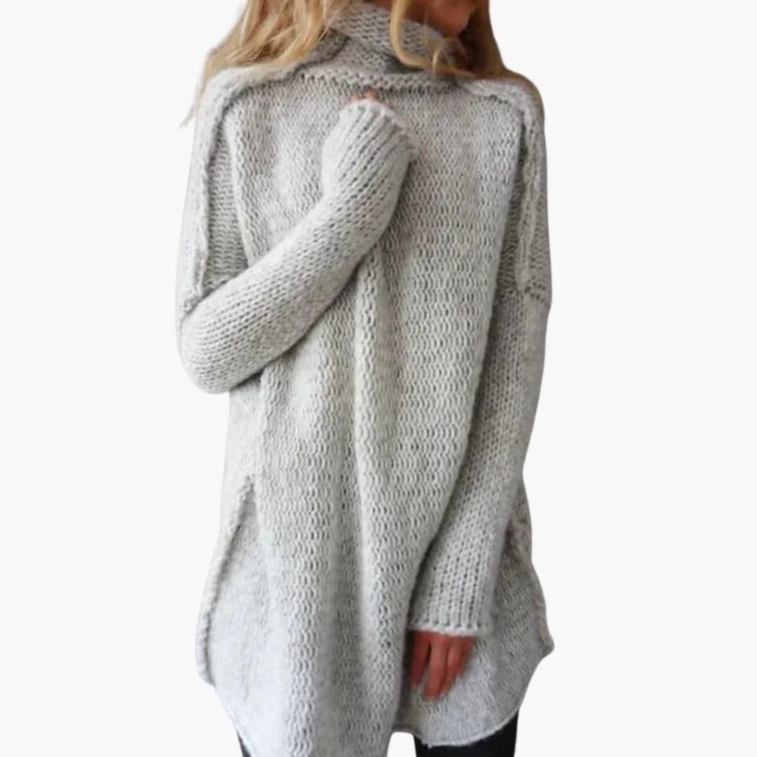 Stylish and Comfortable Roll Neck Jumper for Women - MayfairMode