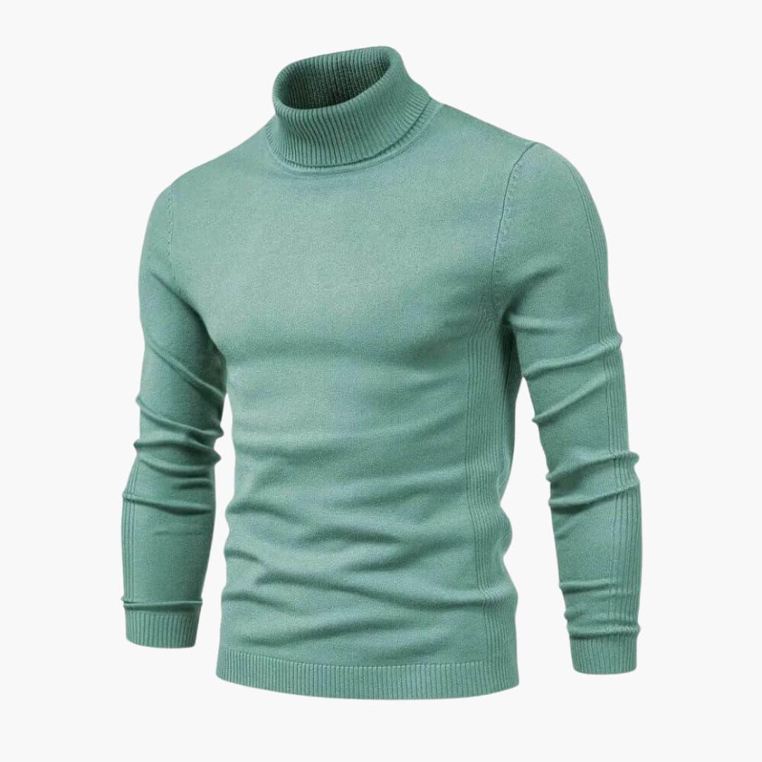 Versatile Cozy Turtleneck Sweater for Men - MayfairMode