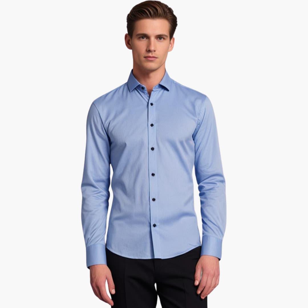 Elegant Stretch Fit Shirt for Men - MayfairMode