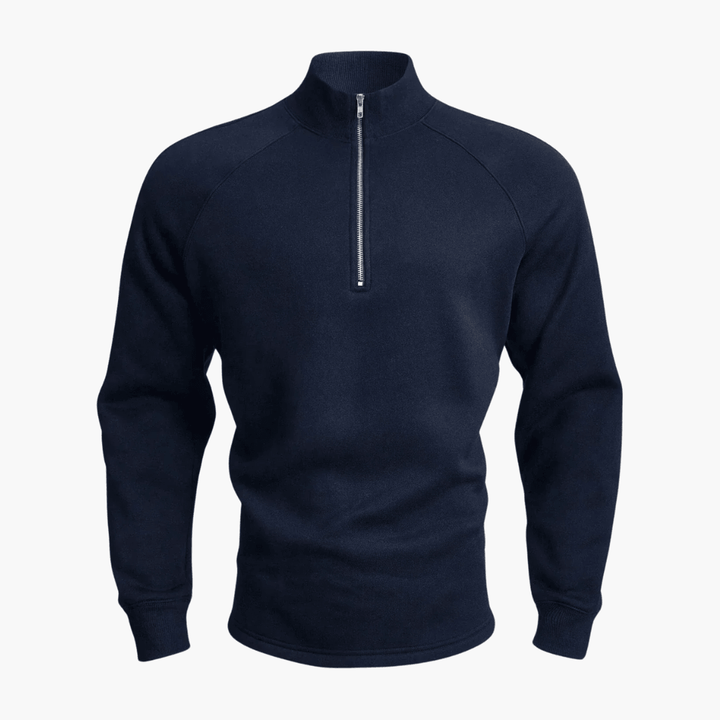 Casual Half-Zip Sweater - MayfairMode