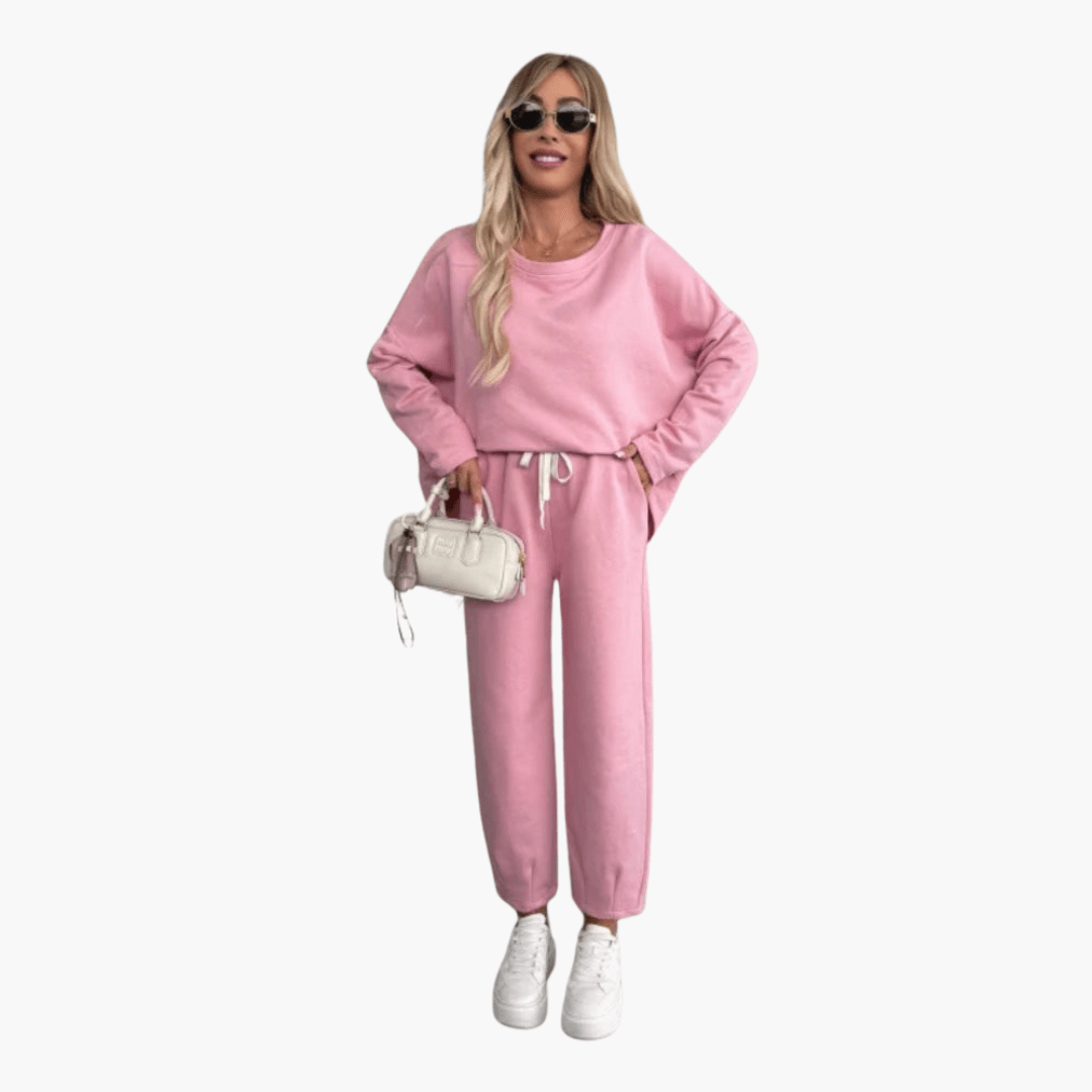 Stylish and Relaxed 2-Piece Set for Women - MayfairMode